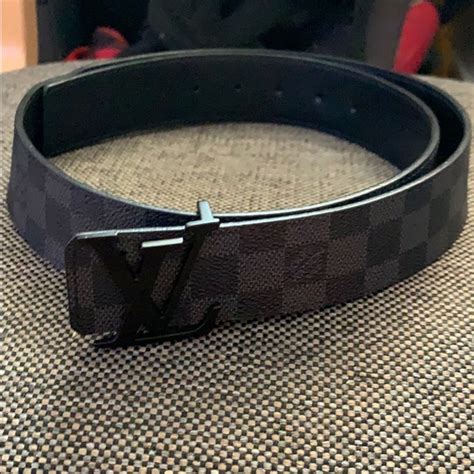 louis vuitton black checkered|checkered Louis Vuitton belt.